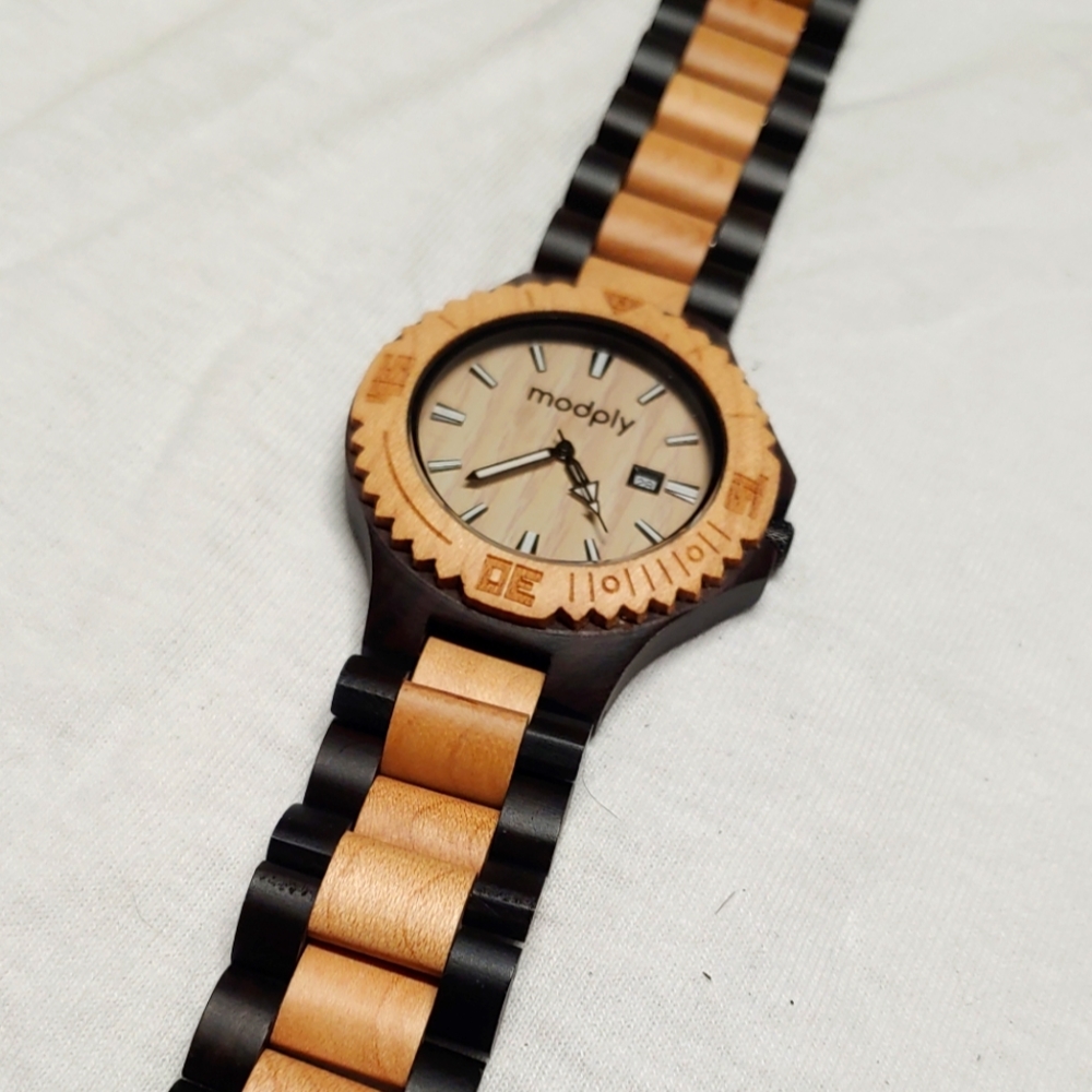 wooden watch